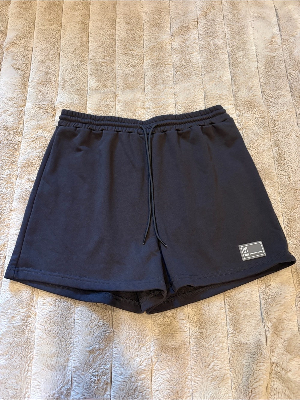 Amazon Women's Black Athletic Drawstring Lounge Shorts